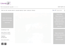 Tablet Screenshot of colombart.co.uk